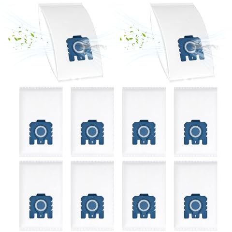 16 Stück S8340 Staubsaugerbeutel für Miele GN 3D Staubsauger S2 S4 S5 S6 S8, Complete C2/C3, Classic C1, Staubsauger Filtersack (10 Beutel inkl 3 Abluftfilter & 3 Motorschutzfilter)