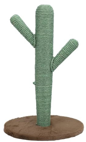 Poste Rascador para Gatos, árbol para Gatos de Cactus, árbol Vertical para Gatos Verde, Protección de Muebles, Parque Infantil para Gatos, Rascadores para Gatos de Interior para