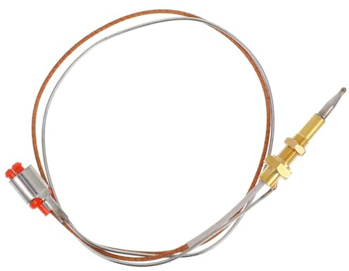 Thermoelement mit Zündnadel, 1 Stück Keramik Kupfer Abs, Flammenwächter | Thermokoppler für Einbauherd und Kamin, Präzise Ausführung, Einfache Montage, Enders Terrassenstrahler Ersatzteile
