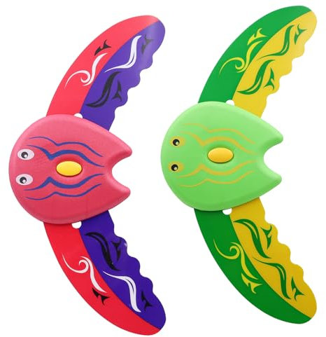 OMJMYY 2 PCS Unterwasser Glider Upgradierte Version, Teufel Fisch Wasserspielzeug Kinder Tauchspielzeug für Kinder, Schwimmbad Spielzeug Wasser Spielzeug Fische für Schwimmbäder Badewannen Strand