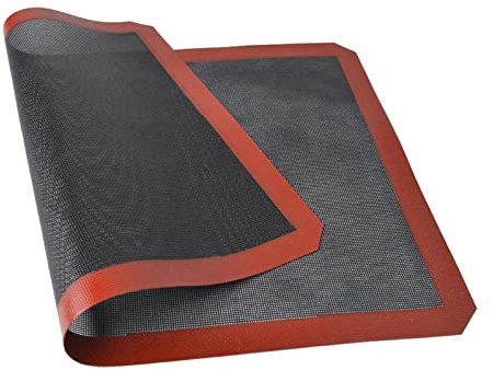 Tapis de cuisson pour la fabrication du pain, tapis de cuisson creux pour café, restaurant, maison, 57 x 37 cm