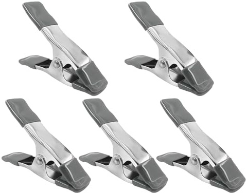 Pool Clamps, 5-Piece Cover Clips, Weatherproof Quick-Release Mounts, Durable Spring Hardware, Ideal for Swimming Pool Covers, Canopies, Greenhouses, or Carpentry Projects 10.6 cm/4.17 inches