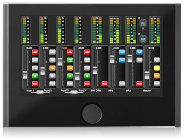 Icon Pro Audio Touch 8 USB Audio Interface 12×12 with 10 touchscreen, 4 mic/line inputs & ADAT for studio recording