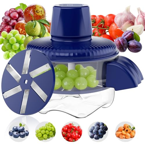 Electric Garlic & Grape Peeler, 6-Blade Cordless Fruit Veggie Peeling Tool