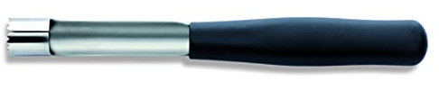 F. DICK Descorazonador de manzanas (cortador de manzanas con filo dentado, para descorazonar manzanas, mango de plástico negro, hoja afilada) 82523002