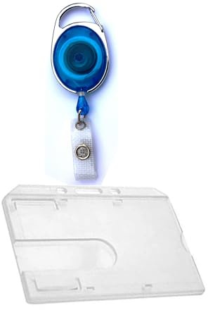 1x Ausweis-Set Ausweisset - Kartenhülle querformat Daumenschub Polycarbonat - Ausweisjojo Jojo Zipper EXTRA reißfester POWERCORD Schnur Seil GROSSE FARBAUSWAHL