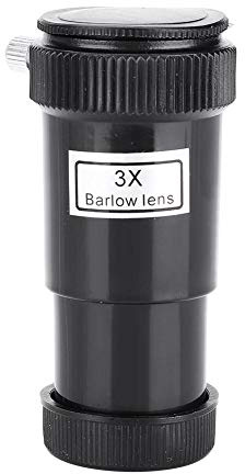 EBTOOLS 3X Barlow Objektiv aus Kunststoff für Astronomische Teleskop Okulare 0.96 Zoll / 24.5 mm (Schwarz)