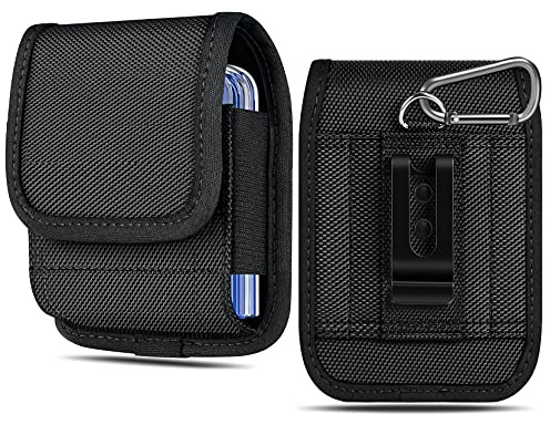 ykooe Étui de Ceinture Pochette Téléphone Holster pour Samsung Galaxy Z Flip 3/4/5 - Noir