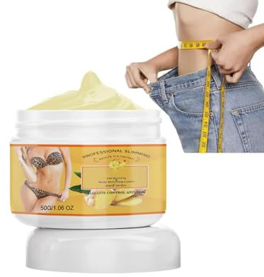 Fettverbrennende Ingwercreme,Anti-Cellulite-Ganzkörper-Schlankheitscreme,Massagecreme,Fettverbrennende Creme Für Den Bauch,Perfekt Gegen Cellulite, Beruhigend,Entspannend,Straffend und Schlank Machen