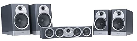 Jamo S7-17HCS Home Cinema System (S17B x2 + S15B x2 + S43C x1) BF Sistema de Cine en casa con 2 Altavoces de estantería S7-15B y 2 S7-17B y un Canal Central S43C Azul