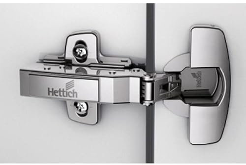 Hettich Sensys 8675, Basis 12.5 mm, TB 55, Gebürstet, Stahl, Selbstschließend, Aufputzmontage Fix