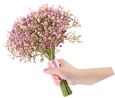 TOPBATHY falsches Schleierkraut Dekoration für Hochzeitsfeiern Blumengesteck hochzeitsdeko Pflanzendekor Brautstrauß künstliches Schleierkrautdekor künstliche Blumen halten schmücken