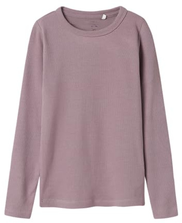 Name It Kids Mädchen Nkfnakal Ls Noos Top, Elderberry, 158-164 EU