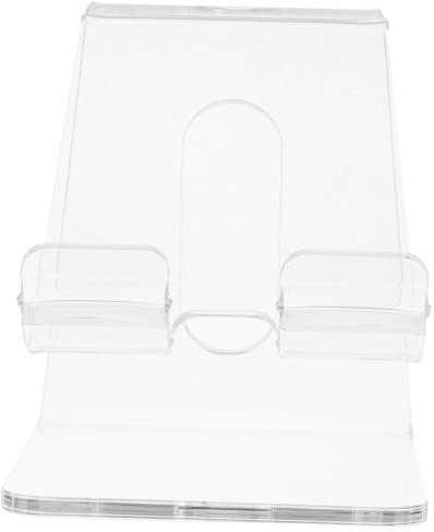 HOMSFOU Acryl Telefon Halter Handy Standhalter Tischständer Für Schreibtisch Telefonhalterung Zum Lesen Und Filmeschauen