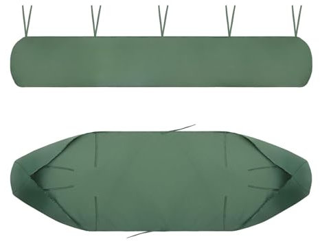 DEZYPZAM Markisenschutzhülle für Markisen, für Halbkasetten Markise/Standmarkiese/freistehende und Gelenkarmmarkise usw, Terrassen-Vorzelt-Abdeckung (4m (13.12 ft),GrüN)