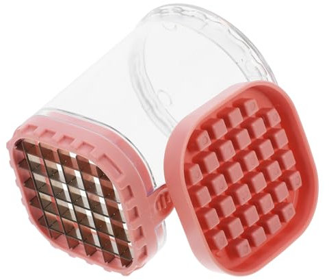 Alipis Jugador Aparato de cocina para cortar frutas herramienta para cortar tomates cortadora de manzana cortadora de verduras cortadoras de tomate para uso domestico abdominales rosa