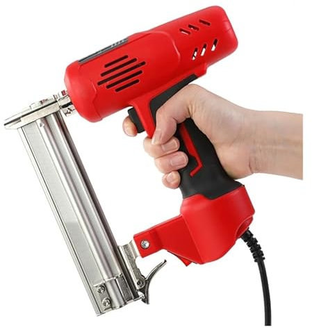 Grapadora neumática, grapadora eléctrica para tapi Grapadora clavadora eléctrica de 2600W, grapa de muebles, pistola F30, uso for marco de madera, carpintería, herramientas eléctricas de construcción