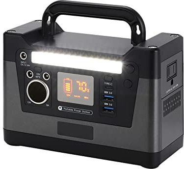 IYUESQ Centrale électrique Portable 37500mAh/135Wh AC/DC/USB/Type-C, générateur Solaire de Stockage d'énergie Mobile avec écran LCD pour Camping, Aventures en Plein air, Voyages en campin