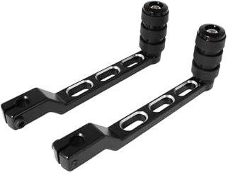 Selecteur Vitesse Moto pour Big Glide Road King Soft Tail Flagship Levier De Vitesse Avant Et Arrière Universel Accessoires De Moto Levier Vitesses Moto(Black Gearshift)