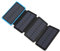BRENCIL Caricabatterie Solare Power Bank - 27000mAh Solar 22,5W per Cellulare, Portatile a Ricarica Rapida con 4 Pannelli Solari e Torcia Elettrica USB per Telefoni Tablet (Blu cielo)