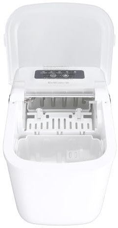 Plyisty Máquina de Hielo Automática, Ruidos Bajos de Auto -limpieza de Hielo para el Hogar para Bar (EU enchufe 220V)
