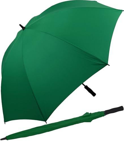 iX-brella Full-Fiber Golfschirm XXL 130cm leicht sturmfest mit Softgriff