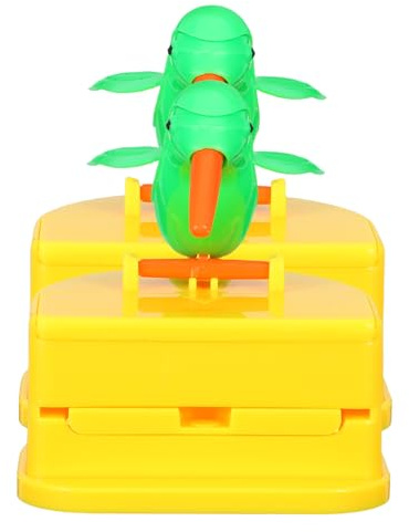 POPETPOP 2 Pezzi Dispenser Stuzzicadenti a Forma di Volatile Scatola Automatica Decorativa con Meccanismo a Pressione Materiale Resistente e Compatto per Tavolo da Pranzo Casa e Ristorante