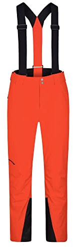 Ziener Herren TAGA Ski-Hose/Snowboard-Hose | Träger, wasserdicht, PFC frei, New red, 50