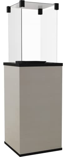 KRATKI Patio Mini Outdoor Moderner Gasheizstrahler 8,2 kW mit Rädern für Gartenterrasse 136,6x44,2 cm Propan G30/50mbar Powered Manual Control FILO ORO Quartz Spinter