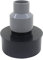 Reductor sistema colector serrín para aspirador de virutas de madera tubo extractor carpinteria manguera extraccion polvo (OD100-ID40mm)