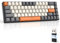 MAGIC-REFINER RK68 Kabellose Mechanische Gaming-Tastatur, Dual-Mode 2.4 GHz Wireless/Bluetooth 5.0, 60% Prozent Tastatur Hot-Swap-fähiger Roter Schalter mit 2-in-1-Empfänger für PC/Mac/Smartphone