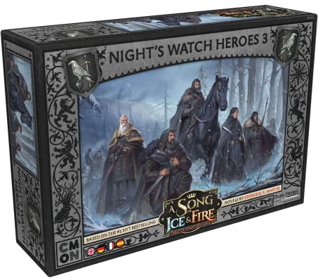 CMON, A Song of Ice & Fire – Helden der Nachtwache 3, Erweiterung, Tabletop, 2 Spieler, Ab 14+ Jahren, 45-60 Minuten, Deutsch, Mehrsprachig, Mehrfarbig, Bunt