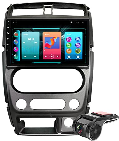 9DVR+For Suzuki Jimny 2007-2012 Android 11 Car Stereo DAB+Radio Carplay Head Unit GPS Sat Nav Android Auto Bluetooth Touch Screen Car Multimedia Player USB DSP GPS Navigation WiFi+SWC+FM/AM Radio