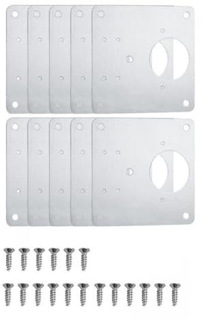 Scharnier-Reparatur-Set, Schrank-Türscharnier-Befestigungsplatte, Türscharnier-Montage-Reparatur-Set, Reparatur-Seitenteile, Tür-Panel-Verbindung