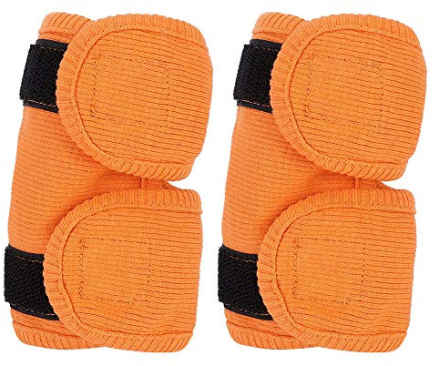 Ladieshow 2 protectores de rodilla para perro, protector de muñeca para pierna delantera de perro, protector de codo para perro, gato, rodilleras cálidas para cirugía, leggings para heridas, para