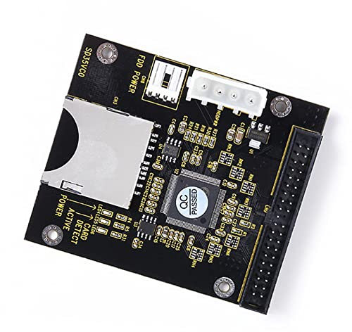 Koanhinn Carte Convertisseur SD vers 3,5 Pouces IDE 40 Broches Adaptateur de Carte SD IDE Carte Adaptateur de Stockage IntéGréE SSD Carte D' IDE