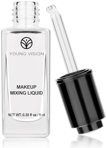 Crea un aspecto radiante con el líquido de mezcla de maquillaje de 9 ml, perfecto para fiestas y citas, líquido de mezcla de maquillaje