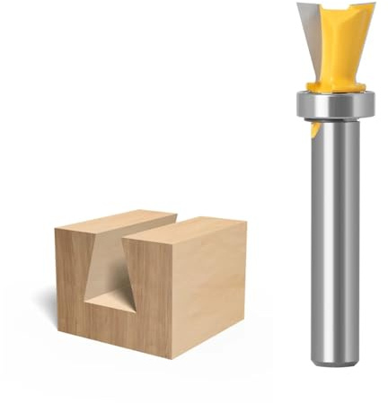 14-Grad-Schwalbenschwanz-Fräser, 1/2 Zoll – 8 mm Schaft, Holzbearbeitungsfräser, Zapfenfräser for Holzbearbeitungswerkzeuge