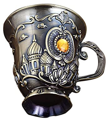 PRETYZOOM Copa de Cáliz para Vino Tinto Copa de Vino de Metal Decorativa para Fiestas para Reuniones Familiares