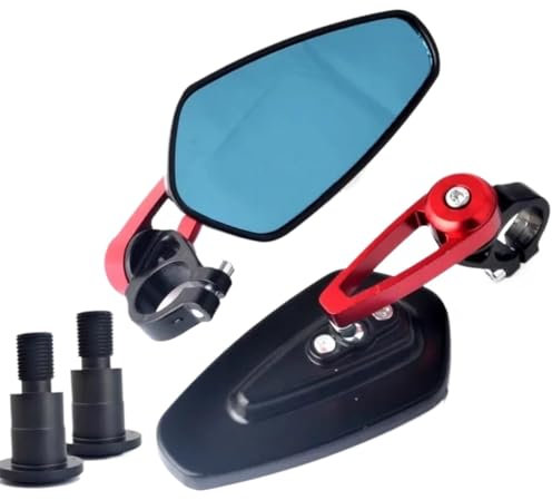 Seitenspiegel Motorrad Rückspiegel Lenkerendspiegel Seitenspiegel Für Ya&ma&ha Für MT-07 MT-09 MT10 FZ1/FZS1000 FZ6 FZ6R XJ6 Tmax500 Tmax530 Lenkerendenspiegel Motorrad(2)