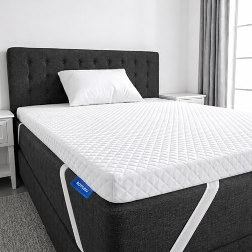 ROYGBIV Surmatelas 80x200cm, 7cm Mousse à Mémoire de Forme avec Gel