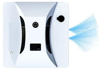 OUHFCASN Automatic Window Cleaning Robot With Water Spray, High Suction Electric Vacuum Glass Wiper Anti-falling Remote Control With Multiple Cleaning Modes(3988 APP Water Spray)