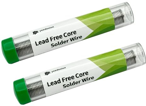 Special Core Solder Wire for Stainless Steel/Nickel Sheet/Zinc Flake/Copper/Iron Sheets/Aluminum Soldering, Multifunctional Core Solder Wire 1.0mm(0.04in) 1.4oz/2pack
