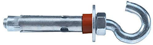 CAJA 100 TACOS METALICOS FSL 8 ACABADO GANCHO M6X45 45773 FISCHER