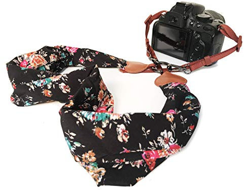 Bestele Bandoulière,Écharpe Douce pour le cou de la Caméra Devrait Sangle, Courroies de la Caméra Vintage pour Reflex Nikon/Canon/Sony/Lumix/Fujifilm/Rico/Samsung/Pentax/Olympus etc.