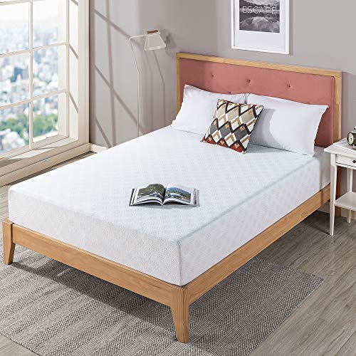 Zinus Colchón de Espuma viscoelástica con Gel refrescante, impregnada de extracto de té Verde, 150 x 190 cm, Altura 25 cm, colchón en una Caja, Oeko-Tex