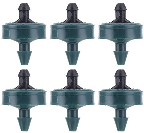 Uadme BewäSserungstropfer Sprinkler,100 Stück, 8 l, Druckausgleichs-Tropfer, 4/7 Gartenbau-Bewässerung, Mikro-Tropfbewässerungs-Set für Pflanzen, Bewässerungssystem