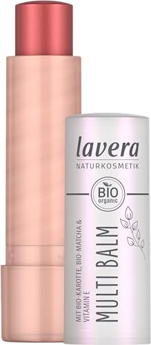 lavera Multi Balm -Sunrise Rosé 04 - intensive Farbe - frischer Glow - müheloses Verblenden - für Augen, Lippen & Wangen - vegan - Naturkosmetik - 4,9 g