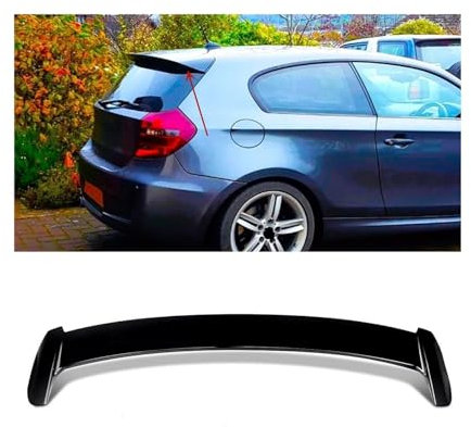 Heckspoiler fürs Auto, kompatibel mit BMW 1er Fließheck E81 E87 116i 118i 120i 2004–2011, Heckspoiler, Heckflügel, Bodykit