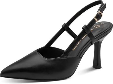 MARCO TOZZI Décolleté da Donna Morbido Plantare Feel Me Fodera Morbida di Tendenza, Nero (Black), 42 EU